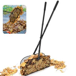 lot 2823 image: CAROD Leaf Grabber Rake with Long Handle, Lightweight Metal Leaves Rakes, Leaf Collector for Gardening, Leaf and Grass Picker Upper, Efficient and Labor-Saving Yard Rake Leaf Grabber No Bending Over