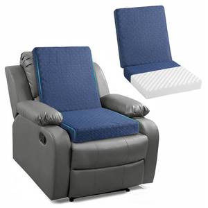 lot 2847 image: Ganondorf Extra Large Egg Crate Recliner Seat Cushion for Elderly Tufted Furry Booster Foam Cushion, Pressure Relief for Long Sitting Orthopedic Chair Cushion for Recliners Office Chairs, Navy