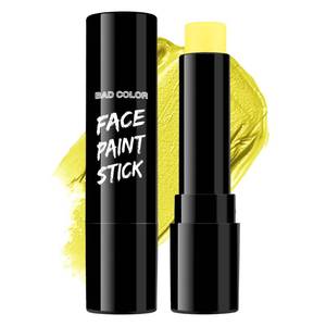 lot 2879 image: BADCOLOR Yellow Face Body Paint Stick, Full-Coverage Eye Black Sticks for Adults, Hypoallergenic Face Painting Kit for Halloween SFX Lion Tiger Minions Stage Cosplay Costume Party