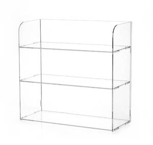 lot 2938 image: Jusalpha 3 Tier Clear Acrylic Organizer Shelf for Cosmetic Perfume Skincare Makeup Toy Spices Standing Tabletop Vanity Tray Shelf Multifunctional Sturdy Display Showcase (14x 5x 13)��