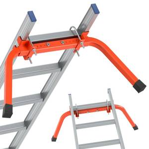 lot 2939 image: Mr Ironstone Extension Ladder Stabilizer for Roof Gutter&Wall, Sturdy Ladder Standoff Stabilizer with Non-Slip Rubber, Ladder Accessories Ladder Stand Off with U Bolt, Weight Capacity Up to 500LBS
