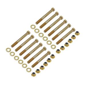 lot 4043 image: YunGlee Rear Leaf Spring or Ear Bolt Kit Compatible with 1984-2001 Jeep Cherokee XJ and 1986-1992 Comanche MJ Models - Grade 8 Suspension Hardware Bolt Set - 6 Bolts, Washers, and Lock Nuts (6)
