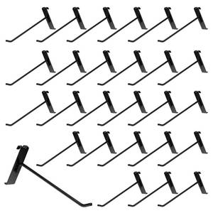 lot 4102 image: PYBTOOL 8 Inch Gridwall Hooks, Grid Panel Hanging Hooks for Retail, Home, and Workspace Organization, Displays, and Storage Solutions(40Pack,Black)