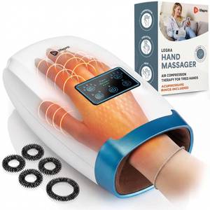 lot 4119 image: Lifepro Legra Hand Massager with Heat and Compression Cordless Electric Hand and Wrist Massager with Multi Modes Finger Palm Pressure Point Therapy for Arthritis and Carpal Tunnel