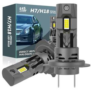 lot 4130 image: ATVATMT H7 Motorcycle LED Bulbs for Kawasaki KLR650 KLE650 ABS EX300 EX650 ZR900 ZX636 ZX-6R ZX1000 ZX-10R Ninja 12V 55W Halogen 92069-0053, 6500K Cool White, Replacing Fog Lights Pack of 2