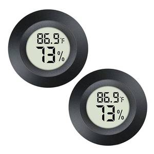 lot 4139 image: JEDEW 2 Pack Hygrometer Thermometer Digital Humidity Meter IndoorOutdoor Humidity Monitor Reptile Thermo-Hygrometer for Greenhouse Humidors Terrarium Jars, Fahrenheit Celsius (2)