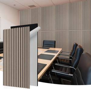 lot 8005 image: Woven Sound Acoustic Panels, Black, 2 Pack, 47.2x23.6 in, NRC 0.95