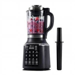 lot 8012 image: $152 Glass Blender with Tamper, 1500W, 9 Speeds, 14 Presets