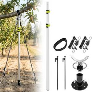 lot 8016 image: $49 Tree Support Pole & Stake Kit, Aluminum Branch Support, 32-80 in