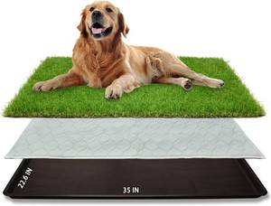 lot 8040 image: $54 Dog Grass Large Potty Patch - IndoorOutdoor Artificial Turf Potty