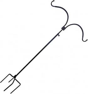 lot 8050 image: $90 Erva Double Arm Shepherd Hook for Hanging Feeders and Plants - USA
