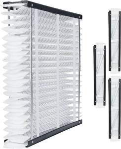 lot 8076 image: $77 VEVOR 20x25x4 Furnace Air Filter, MERV 11, Pleated HVAC AC 4-Pack