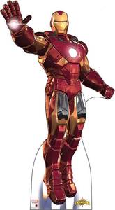 lot 8094 image: $50 Iron Man LifeSize Cardboard Cutout - Marvel Contest of Champions