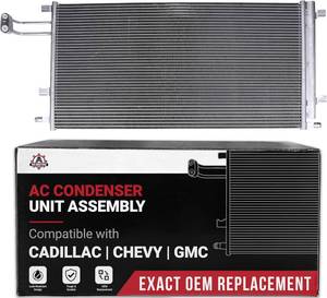 lot 8101 image: $134 AC Condenser for ChevyGMCCadillac - SilveradoTahoeYukon