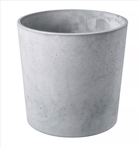 lot 8116 image: IKEA BOYSENB R Plant pot, inoutdoor light grey, 19 cm (8 14x 8 12)