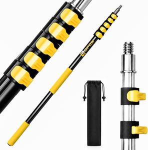 lot 8148 image: $65 4.8-24ft Telescopic Extension Pole - Aluminum, Flip-Lock