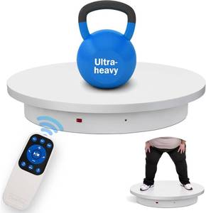 lot 8164 image: $176 23.6-In Remote Motorized Photography Turntable, 220 500 lbs