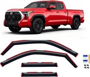lot 8170 image: in-Channel Rain Guards for Toyota Tundra DoubleExtended Cab, 4PCS