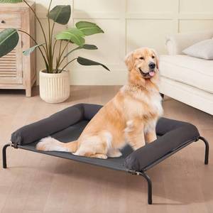 lot 8180 image: $66 WESTERN HOME Cooling Elevated Dog Bed for Large Dogs, Portable XL