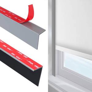 lot 8181 image: 100% Blackout PVC Light Blocking Strip for Shades (2pcs, 58.5)