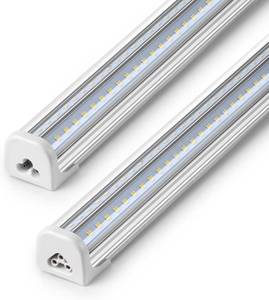 lot 8190 image: Barrina T8 LED Shop Lights 4FT 50W 5000K Daylight White, 2-Pack