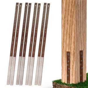 lot 8203 image: $108 Pack of 8 Fence Post Repair to Fix 4 Broken Wood Posts Fast& Easy