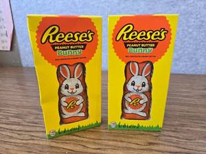lot 8295 image: 2 Pack Reeses Peanut Butter Bunnies, 5oz