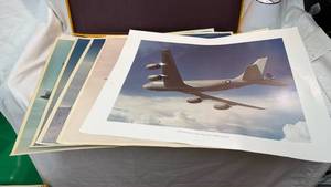lot 18 image: Boeing Aircraft 5 Print Set (16 X 20)