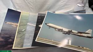 lot 25 image: Lot of 5 Military Aircraft Photographs U.S. Air Force (16 X 20)