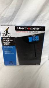 lot 39 image: Health o meter Weight Tracking Digital Scale 400 lb Capacity