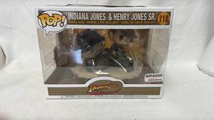 lot 50 image: Funko Pop Indiana Jones & Henry Jones Sr. Bobble-Head Figure Set #118