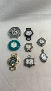 lot 64 image: Lot of 8 Watch Faces and Cases Assorted Styles
