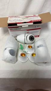 lot 73 image: HD Infrared Waterproof Camera with Light Bulb Socket Adapter (3-Pack)