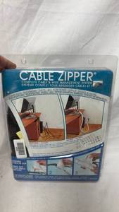 lot 116 image: Cable Zipper Complete Cable & Wire Management System 8 ft