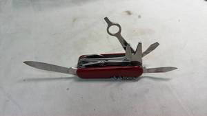 lot 125 image: Victorinox Multi-Tool Pocket Knife Red Handle
