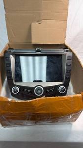 lot 132 image: 9 inch Car Radio with Touchscreen Display and Installation Harness