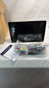 lot 133 image: Car Android Radio Touchscreen Head Unit with Wiring Harness and User Manual