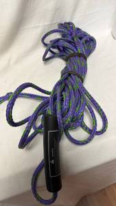 lot 153 image: Purple and Green Braided Tubing Tow Rope