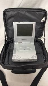 lot 169 image: Mintek 7 Inch Portable DVD Player with Carrying Case
