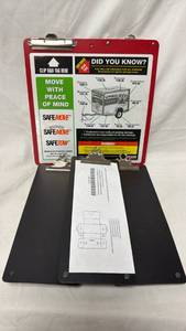 lot 171 image: U-Haul Damage Protection Guide Clipboard with Damage Waiver Documentation & 3 Inspection & Quick Claim Dispenser Boxes