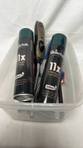 lot 173 image: Lighter and Butane Refill Lot - Gsclub 11x Premium Gas 300ml, BIC, Click n Flame
