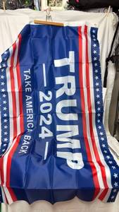lot 188 image: Take America Back 2024 Political Flag (35.5 x 60)
