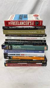 lot 218 image: Photography and Business Books Lot 13 Titles Digital Nikon Canon HDR