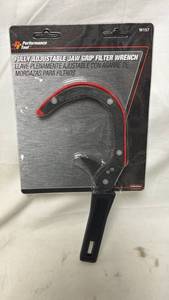lot 223 image: Performance Tool W157 Fully Adjustable Jaw Grip Filter Wrench