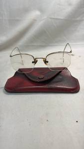 lot 225 image: Vintage Eyeglasses with Case