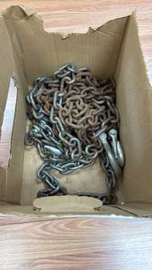 lot 244 image: Lot of Chains with Hooks