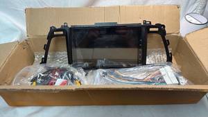 lot 249 image: Car Touchscreen Head Unit with Dash Frame and Wiring Harnesses