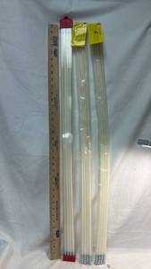 lot 266 image: Dryer Vent Cleaning Flexible Rod Set approx 36  Rods - 3 Packs of 4 Rods