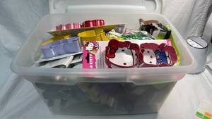 lot 267 image: Cookie Cutter Lot Wilton Peeps Hello Kitty Multiple Cutters