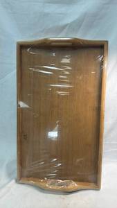 lot 270 image: Vina Bamboo Tray with Handles and Legs